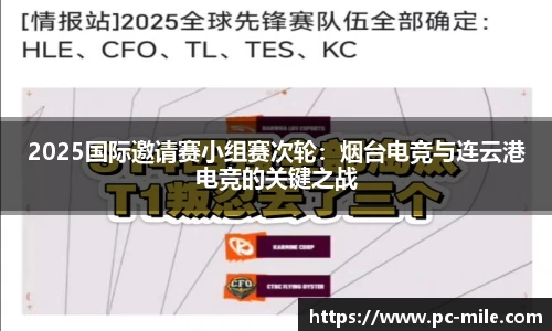 2025国际邀请赛小组赛次轮：烟台电竞与连云港电竞的关键之战